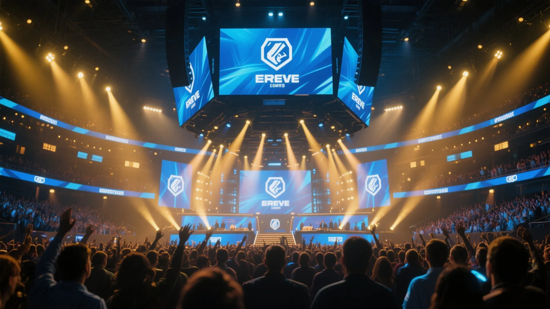 英雄联盟电竞赛事现场